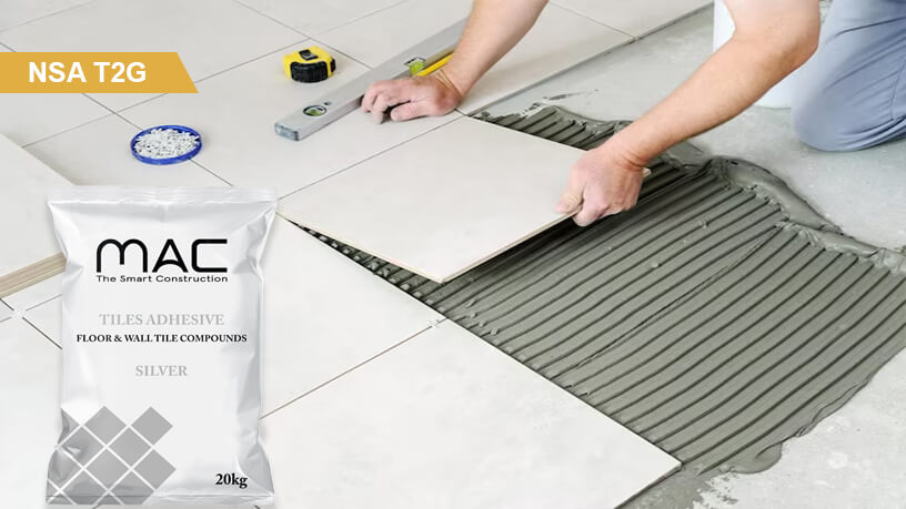 Tiles Adhesive Silver